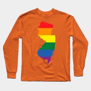 New Jersey state pride shirt Long Sleeve T-Shirt